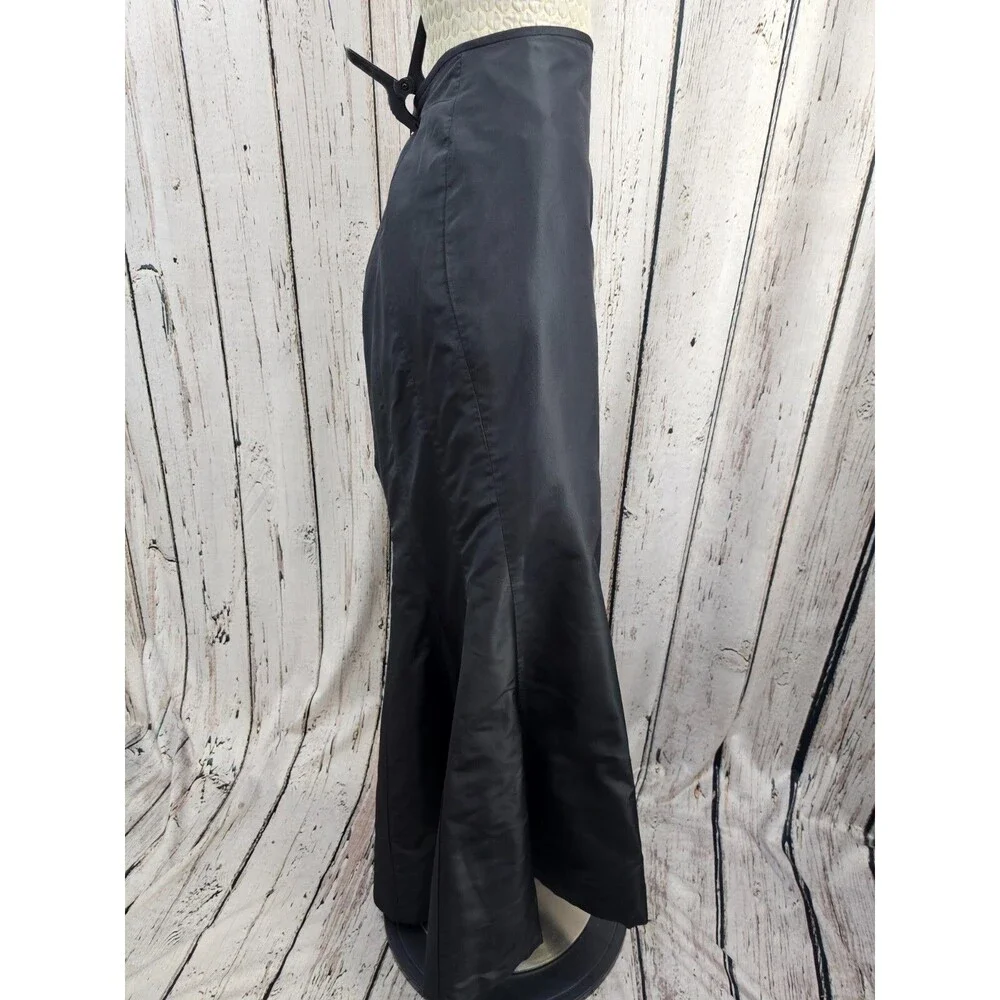 Carmen Marc Valvo 10 100% Silk Mermaid Maxi Skirt Formal‎ Evening Gown EUC